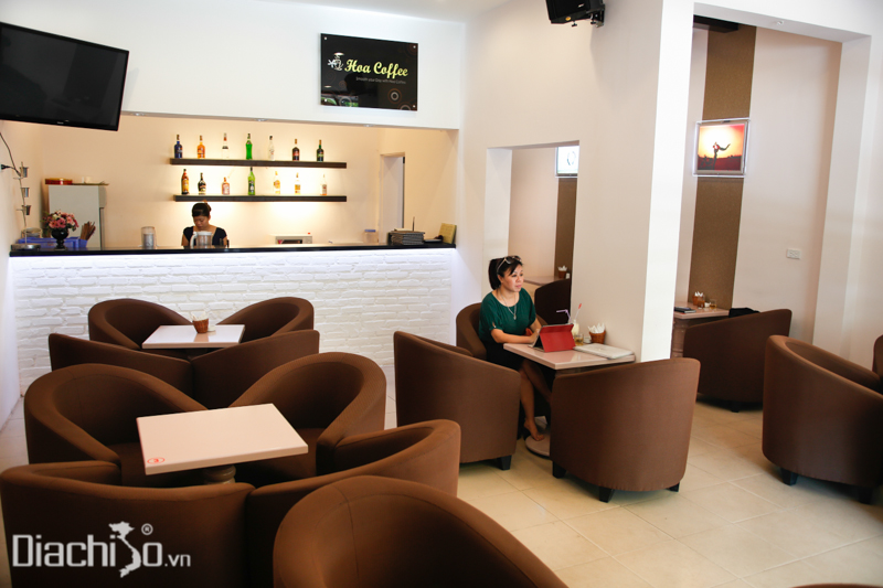 Không gian lãng mạn của Hoa Coffee Không gian lãng mạn của Hoa Coffee