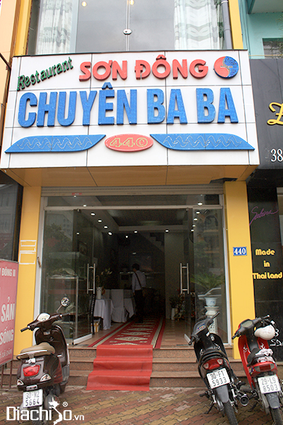 Nhà hàng chuyên các món đặc sản về Ba Ba