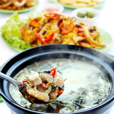 Cá đuối om chuối mẻ cho 02-04 người